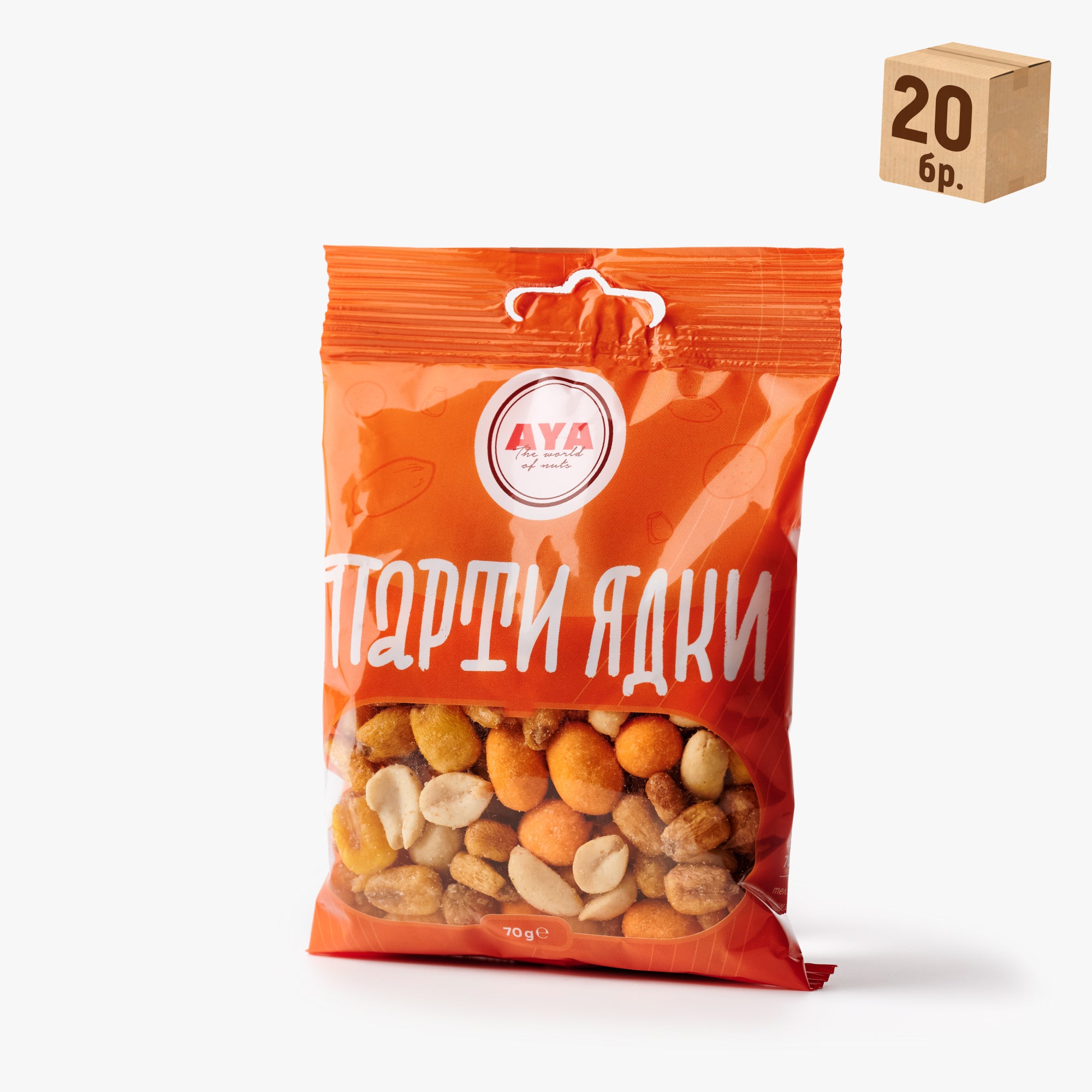 Парти ядки 70 г  - кашон (20 бр.)